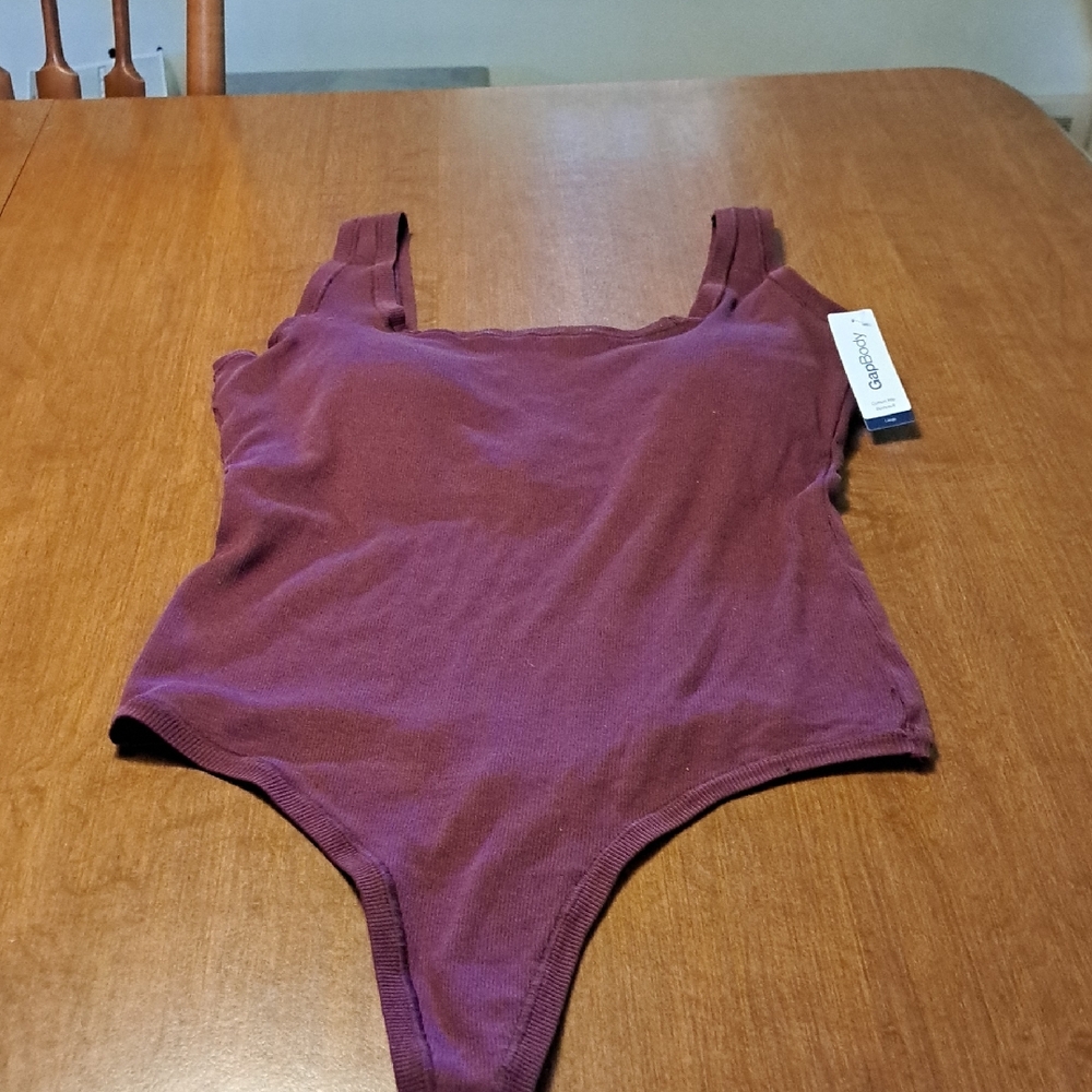 Gap Body L Deep PLUM Bodysuit